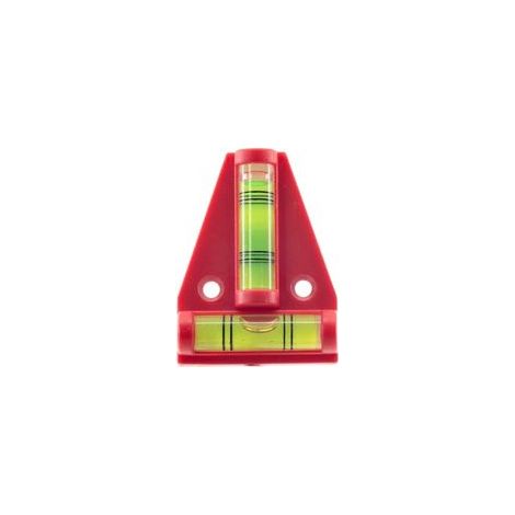 Mini Niveau à Bulle Haute Précision pour Camping-Car et Caravane, Accessoire de Nivellement Horizontal en Plastique Robuste (1/4)