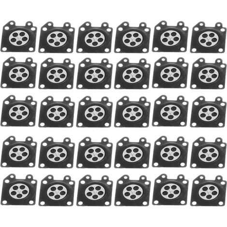 Vtizikl Lot de 30 joints de diaphragme de carburateur pour tronçonneuse ZAMA 2500/3800/4500/5200/5800 (1/4)