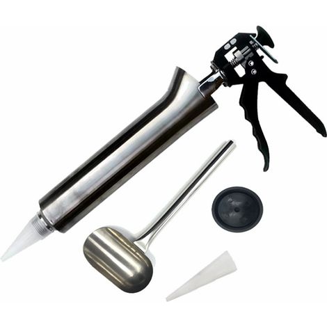 Pistolet à Joints En Acier Inoxydable pour Pointes de Calfeutrage - Outil pour Briques Et Carrelages - Outil de Bricolage (1/5)
