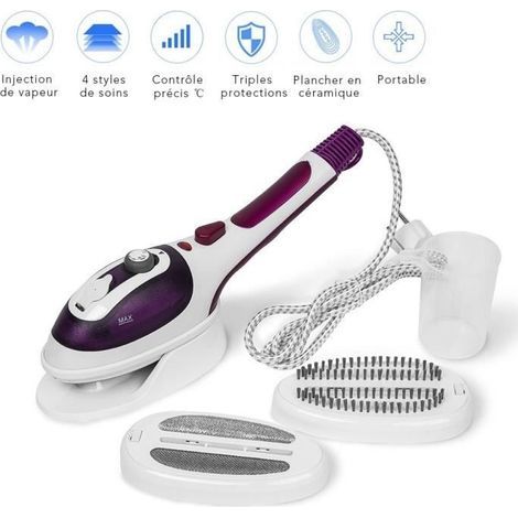 MARGUERAS Mini Travel Garment Steamer Handheld Garment Steamer (1/4)