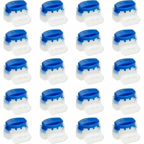 Ahlsen – Connettori per cavi impermeabili, 20 pezzi – Con riempimento in gel per uso esterno – Resistenti alle intemperie – Per robot tagliaerba e automobili (1/5)