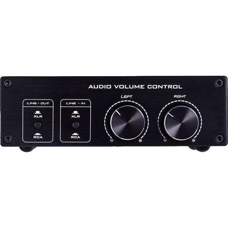 Contrôleur de volume audio passif avec modes symétrique et asymétrique pour préamplificateur/enceinte de système stéréo domestique (1/5)