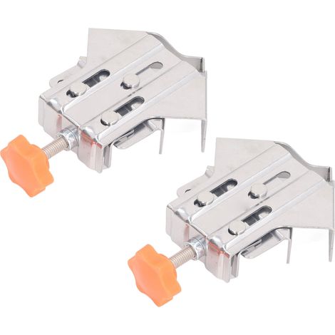 2 pièces équerre de serrage en acier inoxydable à angle droit 90° fixation rapide pour menuiserie (1/5)