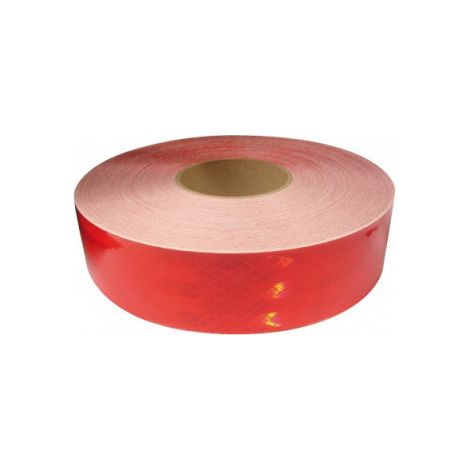 Rouleau de bandes réfléchissantes adhésives - Rouge