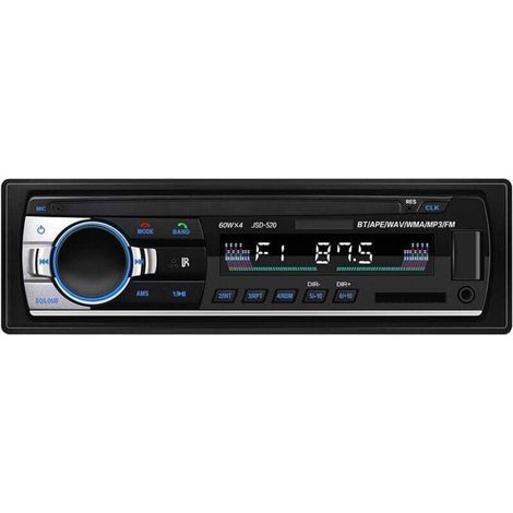 pair Autoradio Bluetooth FM Stéréo 4x60W Lecteur MP3 USB SD AUX avec Télécommande