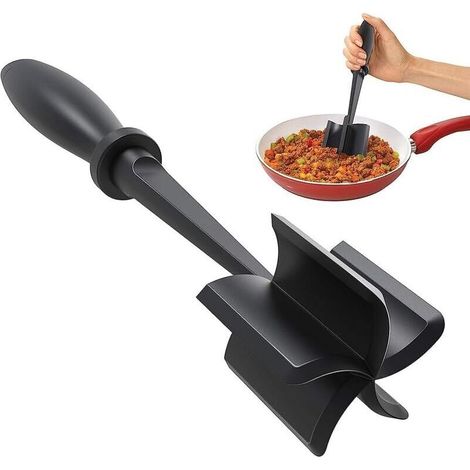 Tritacarne, tritacarne resistente al calore per carne macinata di manzo, carne per hamburger, tritacarne per hamburger a 5 lame curve, tritacarne per carne macinata di manzo, utensile da cucina per ma (1/4)