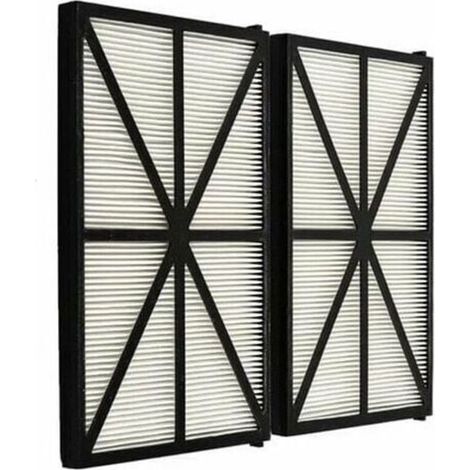 Lot de 2 Panneaux Filtres pour Robot Tiger Shark - RCX70101PAK2 - Noir