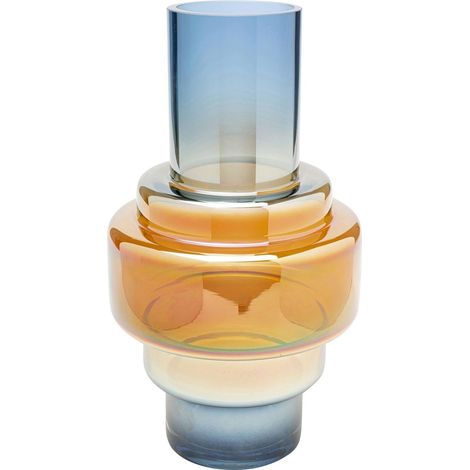 Vase décoratif pour Fleurs Orange/Bleu 35 cm (1/5)