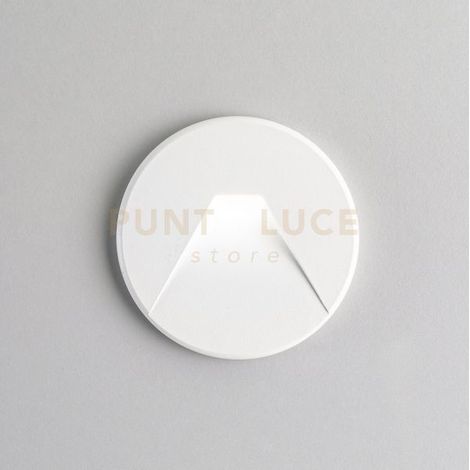 GFA1422- SEGNAPASSI IP20 BIANCO 3000-4000-6000K  135-150-140LM 3W TONDO D.8,5CM AD INCASSO