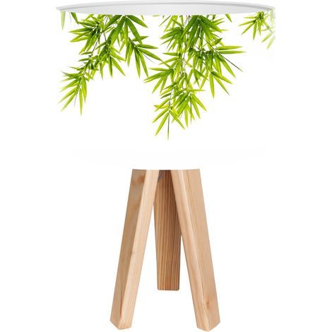 Lampe de chevet bothanica foto-253 - Bois clair, blanc (1/3)