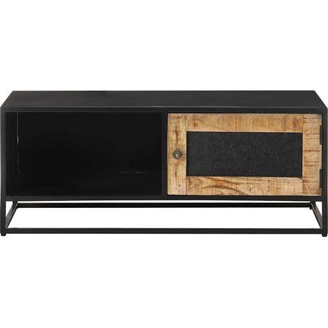 Maison Exclusive - Tavolino da Salotto 90x50x35 cm in Legno di Mango Grezzo (1/5)
