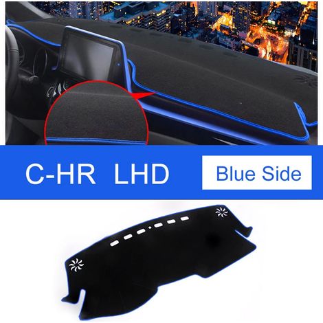 (Côté bleu, conduite à gauche) Pare-soleil pour tableau de bord, compatible avec Toyota C-HR (2016-2023) - Accessoires (1/5)