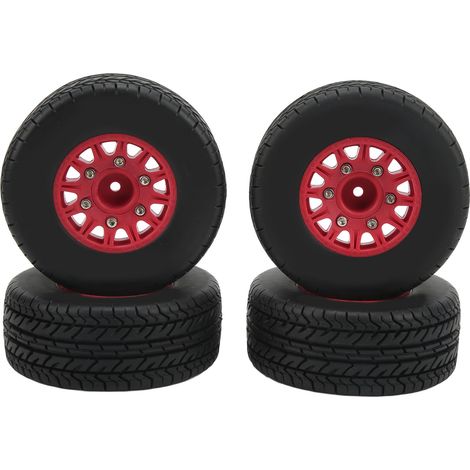 Pneus tout-terrain pour ARRMA 1/10, roues renforcées avec adaptateur hexagonal pour camion RC Short Course (1/5)