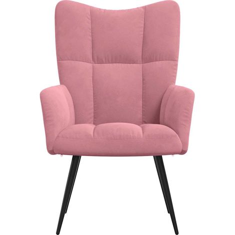 Relaxsessel Rosa Samt