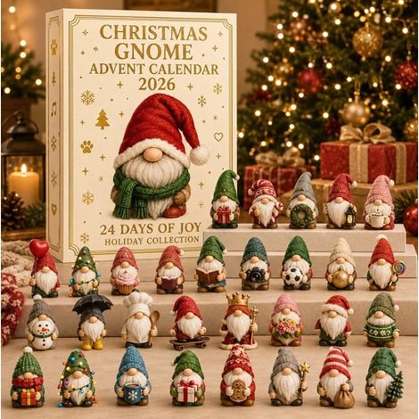 Boîte mystère de Noël avec figurine lutin, décoration surprise festive pour sapin, maison, fête et collection de Noël