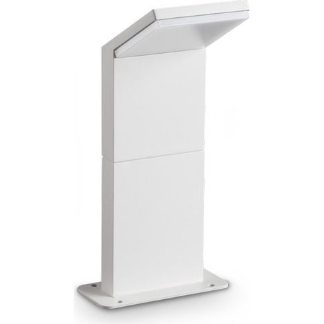 Ideal Lux STYLE Lampe sur pied extérieure 30 cm, blanche, 1 LED 950 lm, 3000 K, IP54