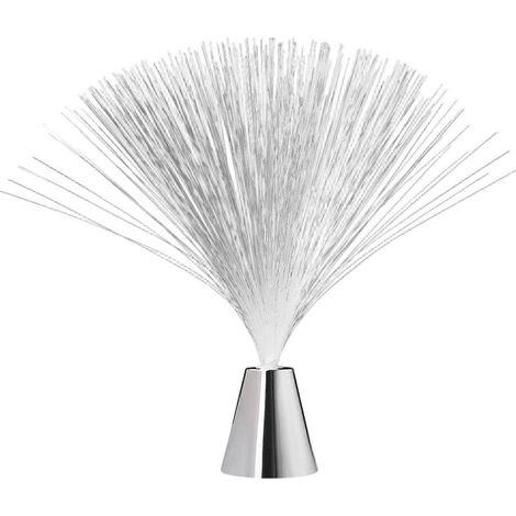 Veilleuse à fibre optique à couleurs changeantes, lampe de chevet avec base conique pour la décoration intérieure, Noël et le Nouvel An (1/5)