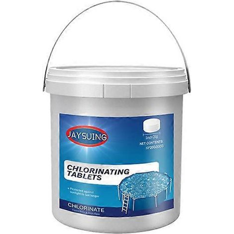 Pastilles de chlore de 300 g pour piscine et spa, produit chimique flottant pour piscine, clarifiant d'eau longue durée (1/5)