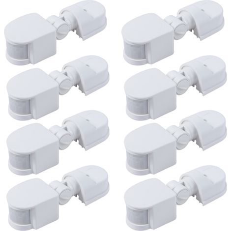 10x Infrarot-Bewegungsmelder AC110V-240V, einstellbarer Sensorschalter für PIR-Körperbewegungsmelder für verschiedene Anwendungsszenarien (1/4)