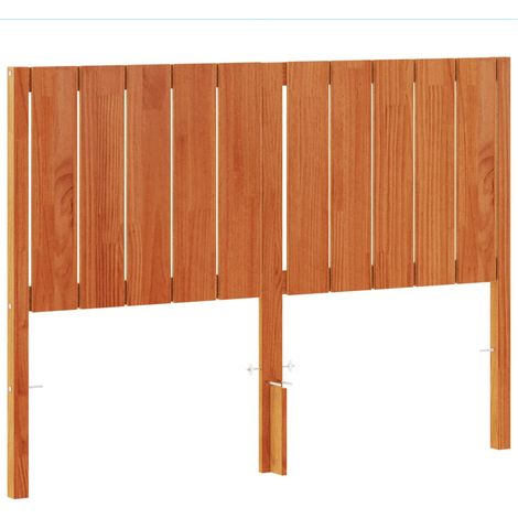 Maison Exclusive - Cabecero de cama madera maciza de pino marrón (1/5)
