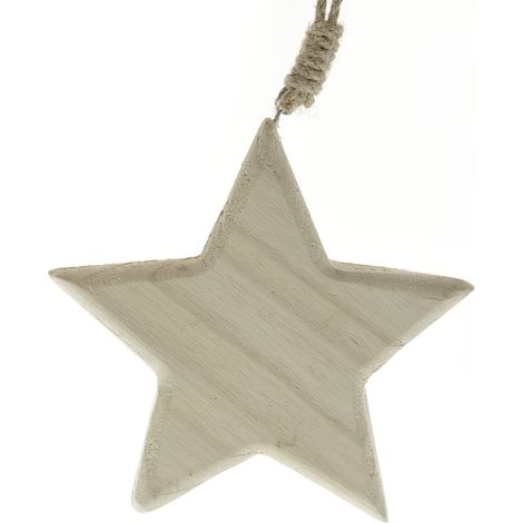SCHEULEN Weihnachtsstern Beige Ø 15 cm - Weichholz (1/2)
