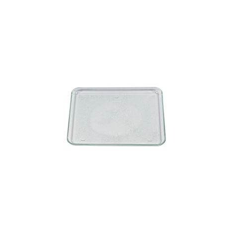 Plateau en verre rectangulaire 341x266x23 mm pour micro-ondes Bosch - 00672497