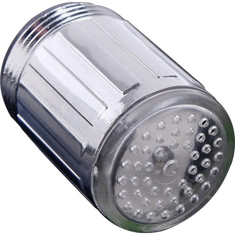 LED lumière Embout Robinet D'eau évier lavabo Sonde Température Mousseur Faucet Lefou (1/5)