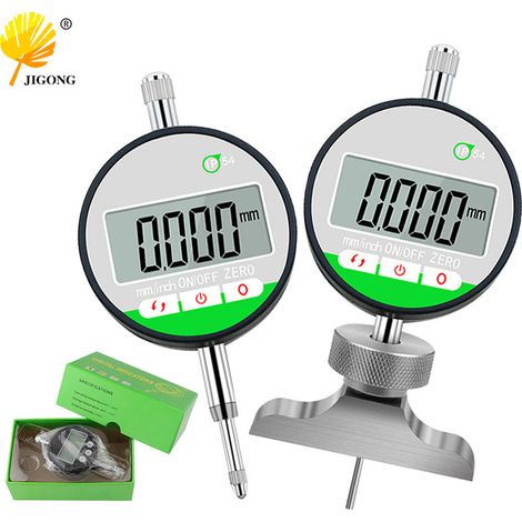 Indicateur à cadran numérique IP54 0-12,7 mm, mesure de haute précision, indicateur numérique tactile étanche à la poussière. (1/5)