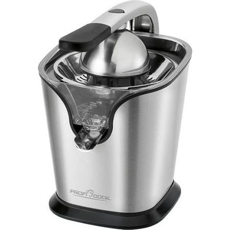 Proficook PC-ZP 1154 Spremiagrumi Elettrico 160W Nero-Acciaio Inossidabile