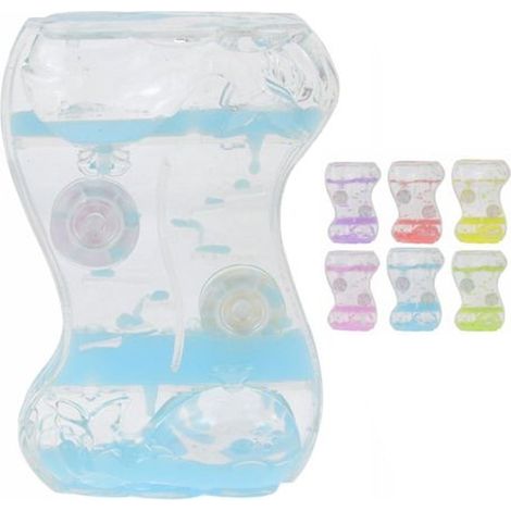 TrAdE Shop Traesio - Decorazione Goccia Con Statuetta Delfini Doppia Girandola Trasparente Ornamenti Regalo 73793 - (1/2)