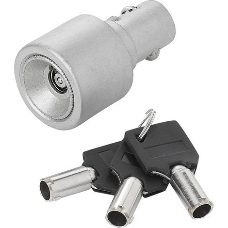 Cerradura con llave para abrazadera de rueda nemesis 360176 235491738 (1/5)