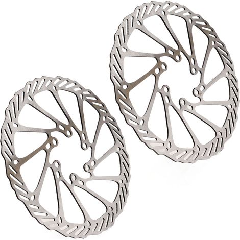 disques de frein pour vélo, légers, à dissipation thermique rapide, en acier haute dureté, pour VTT, 160 mm / 6,3 pouces (1/5)