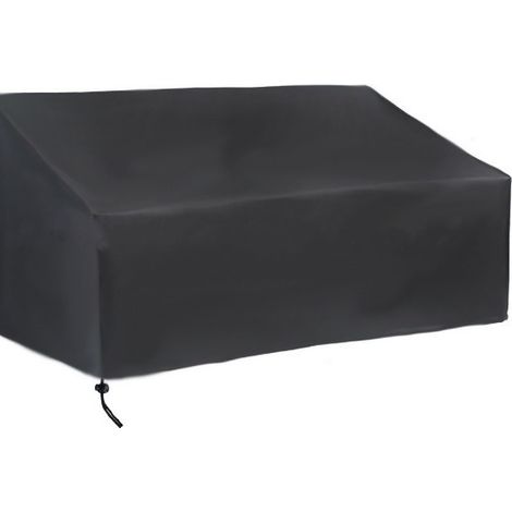 Funda para sofá de exterior, funda para banco de 3 plazas, con aberturas de ventilación, para muebles de jardín, balcón, terraza, 163 × 66 × 89 cm. (1/5)