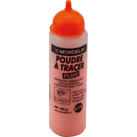 Poudre à tracer 200g Mondelin orange fluo