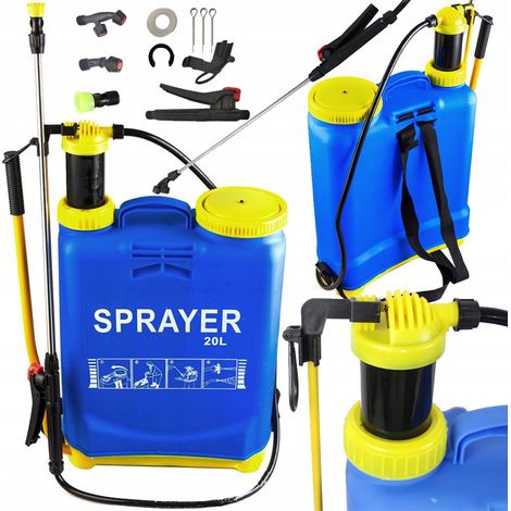 Pulvérisateur sac dos jardin à pression lance 20L 4 bar (1/5)