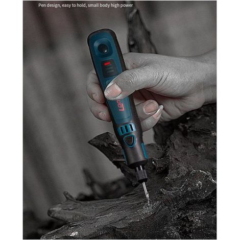 2X Meuleuse Électrique Rechargeable Micro-Type 3,6 V Outil de Sculpture sur Jade Graveur pour Atelier Micro-Broyeur (1/5)