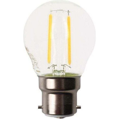 LED B22 2,2W Eq , XU,25W LED G45 Blanc chaud, produit de haute qualité, longue durée de vie, économe en énergie, sans UV, conforme à CE/RoHS, idéal pour intérieur/extérieur - KZQ (1/4)