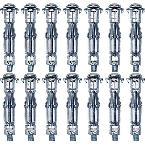 20 Pcs M650MM Chevilles Métalliques pour Corps Creux Cheville Métallique à Expansion Vis de Cheville d&39expansion Cheville Metalique pour Mur Creux de Plaque de Plâtre (1/5)