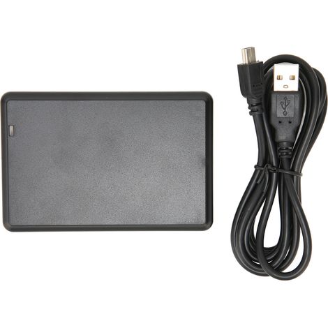 Kontaktloser Kartenleser mit 125 kHz/13,56 MHz und LED-Anzeige, kompaktes ABS-Material für R30C-Ausweise.