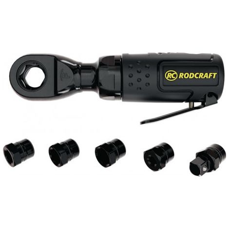 Tournevis à cliquet à air comprimé RC 3202 Mini 17 mm six pans creux 50 Nm RODCR