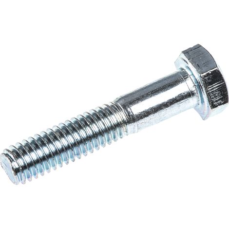Vis à tête hexagonale, Acier Passivé, zinc, M6 x 30mm ( Prix pour Boîte de 100 )