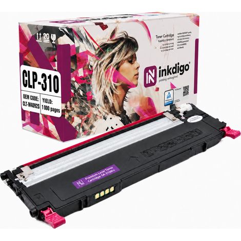 Toner Inkdigo CLT-M4092S compatibile con Samsung CLP-310, CLX-3170FN, CLP-315, certificato TÜV. (1/5)