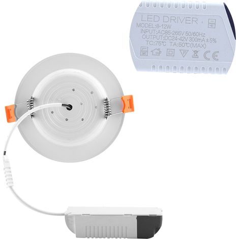 Panneau lumineux LED 7 W encastré au plafond avec détecteur de mouvement (AC85-265V) (1/5)