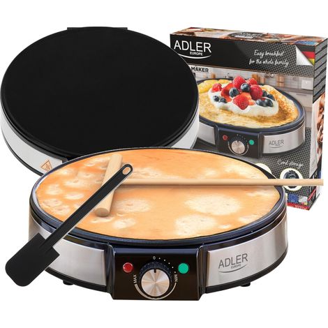 Adler AD 3058 Crêpière schwarz 30 cm 1600 W (1/5)