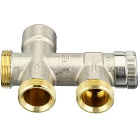 Danfoss Corps de raccordement RA-KE Radiateur : R 1/2, Installation : G 3/4 filetage extérieur, 013G3366