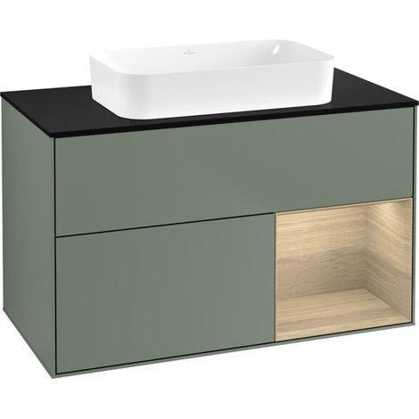 Villeroy & Boch G662PCGM meuble sous-lavabo Finion G66 (1/2)