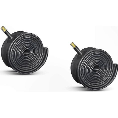 Chambre à air vélo 16 pouces avec valve Schrader (lot de 2) - Compatible pneu 37-349, caoutchouc robuste, remplacement facile, usage urbain et VTT. (1/4)