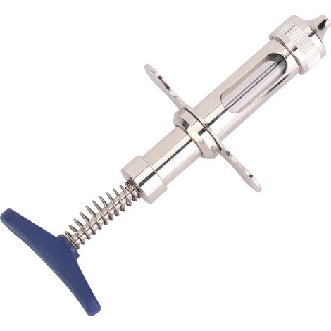 seringue de 2 ml pour poulets, aiguille pour vaccin, immunisation, injecteur continu (1/5)