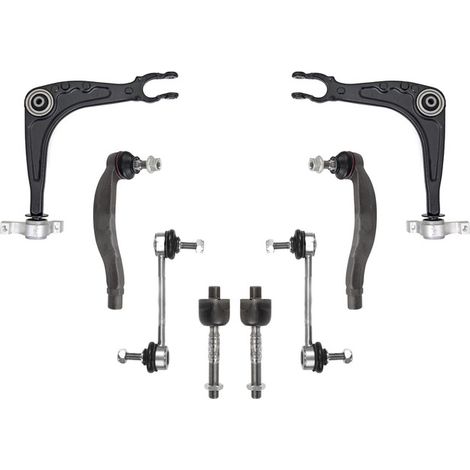 KIT BRACCIO OSCILLANTE 8 PEZZI COMPATIBILE CON CITROËN C5 III (RD) 2.0 16V (RDRFJC, RDR / Kit Sospensione Completo OE/OEM / Bracci Oscillanti + Testine Sterzo / Sostituzione Diretta OEM