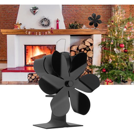 Moteur de cheminée à 6 pales, ventilateur de cheminée auto-générateur, ventilateur de cheminée thermique, ventilateur de cheminée résistant aux hautes températures, ventilateur de circulation d'air. (1/5)